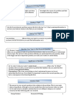 Reserach Paper Outline