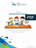Club Matematicas Ludicas Doc Base Sec