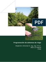 Programación de sistemas de riego