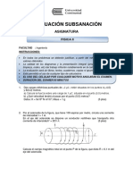 Subsanación Fisica II