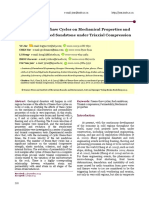 Effect of Freeze-Thaw Cycles On Mechanical Properties and Permeability of Red Sandstone Under Triaxial Compression