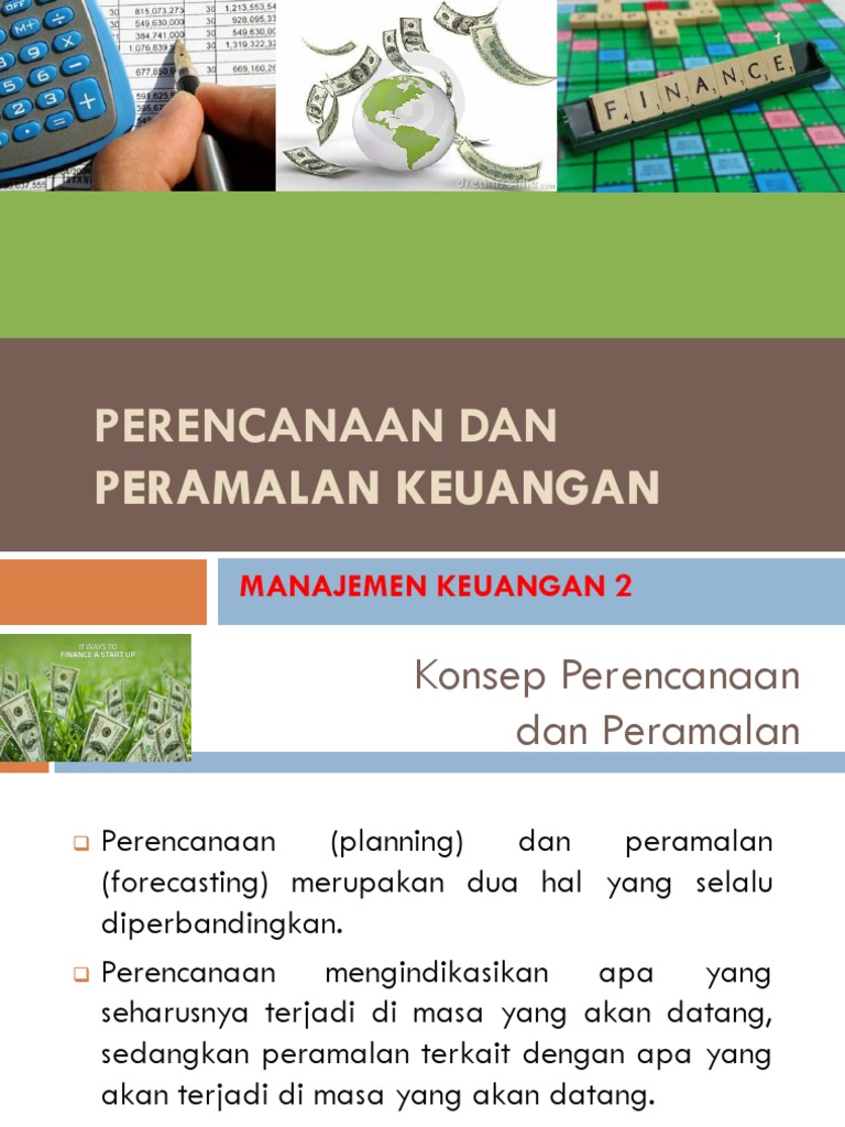 Perencanaan Dan Peramalan Keuangan