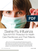Swine Flu Influenza: Type A/H1N1 Protection For Health Care Practitioners and Their Patients