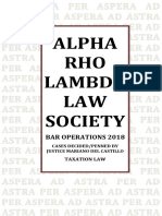 Arl Barops Taxation Law Cases