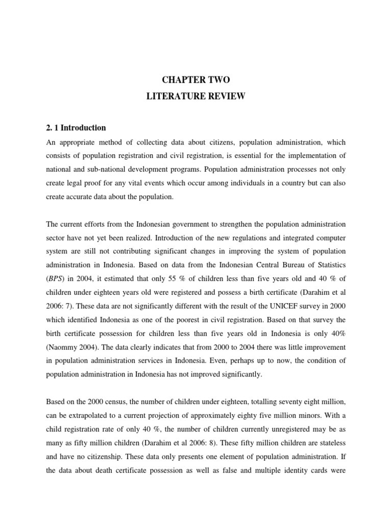 Thesis Compilation Chapter2 | PDF | Indonesia | Social Institutions
