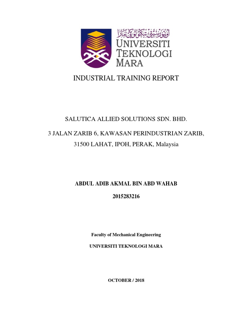 Internship Report Pdf Personal Protective Equipment Reliability Engineering