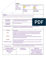 Lesson Plan Template Directionality