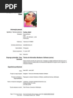 Curriculum André Cunha