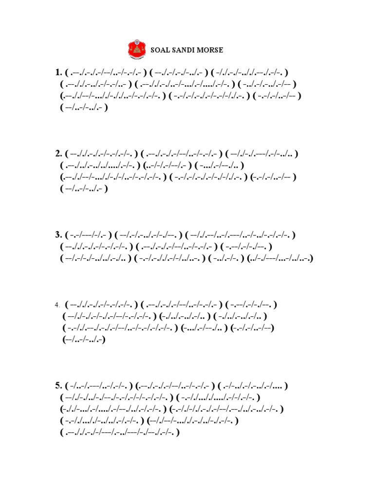 Contoh Soal Sandi Kotak 1