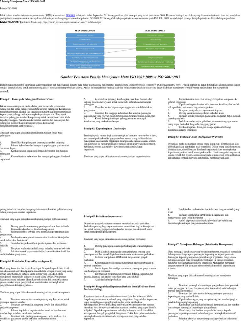 7 Prinsip Manajemen Mutu Iso 9001 Pdf