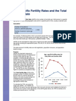 Total Fertility Rate and Age-Specific Fertility Rate