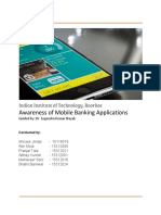 Awareness of Mobile Banking Applications