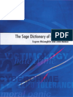 The Sage Dictionary of Criminology