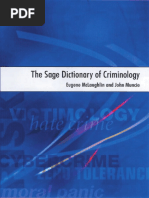 The Sage Dictionary of Criminology | PDF | Criminology | Crime ...