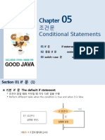 05 조건문 Conditional Statements