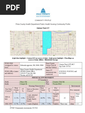 Community Profile Census Tract 17 Final Massage Race And