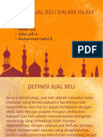 Hukum Jual Beli Dalam Islam