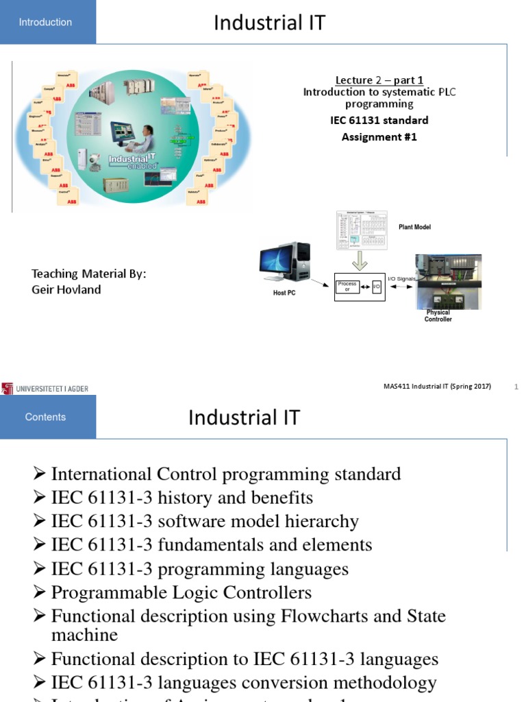 IEC 61131-3: PLC Programming Standard | PDF | Programmable Logic ...