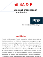 Unit 4A & B: Classification and Production of Antibiotics