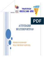 Actividades Multideportivas Polideportivo Betero