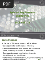 EECS X491.71 Systems Requirements Engineering 1-1