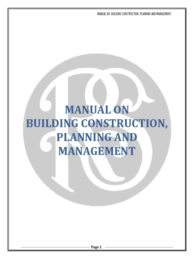Planning PDF | PDF | Construction Management | General Contractor