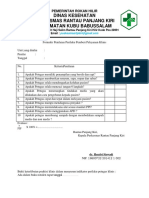 9.1.2 Bukti Formulir Penilaian Perilaku Pemberi Pelayanan Klinis