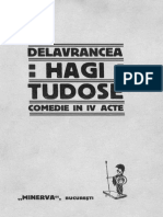 B S Delavrancea - Hagi Tudose, Comedie IV Acte