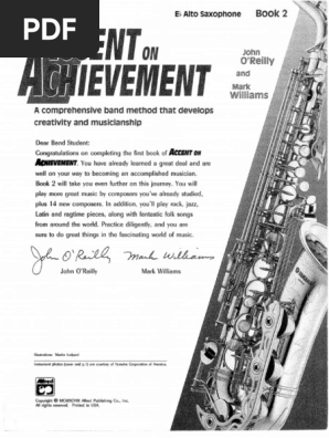 Accent On Achievement Book 2 Alto Sax Pdf Pdf
