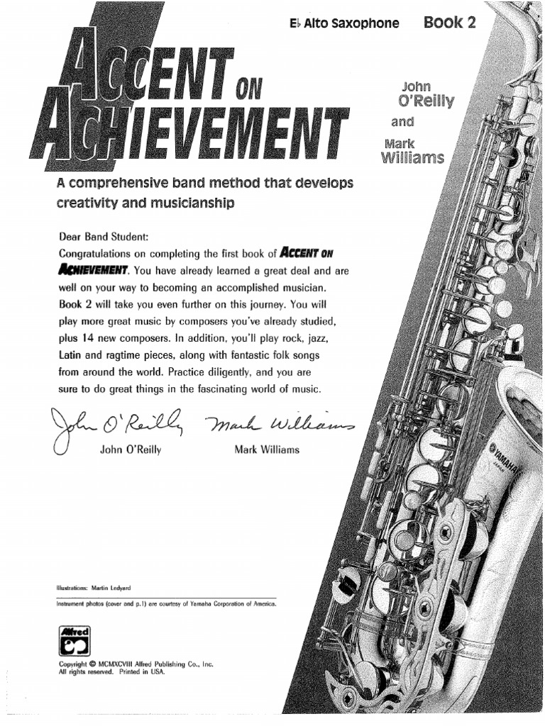 Accent On Achievement Book 2 Alto Sax Pdf Pdf