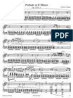 Prelude No. 4 in E Minor Op. 28 - Frederic Chopin PDF