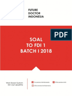 Soal To Fdi 1 Batch I 2018