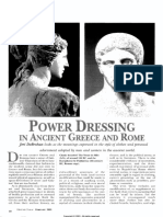 Power Dressing in Ancient Greece and Rome - (Cover Story)