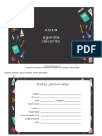 Agenda Docente 4 Editable