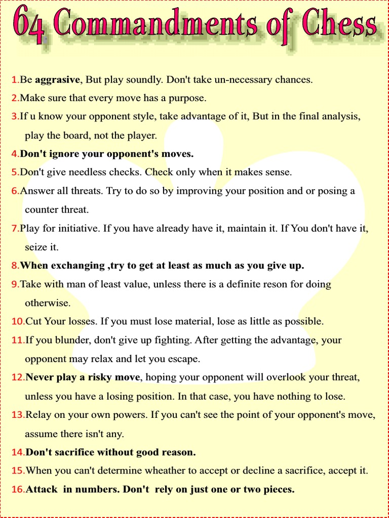 64 Principles of Chess Strategy | PDF | Board Games | Chess Theory