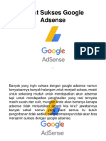 Kiat Sukses Google Adsense