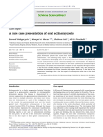 rare actinomycosis