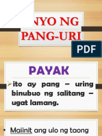 Anyo NG Pang-Uri