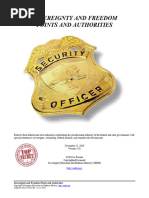 Sovereignty and Freedom Points and Authorities, Litigation Tool #10.018