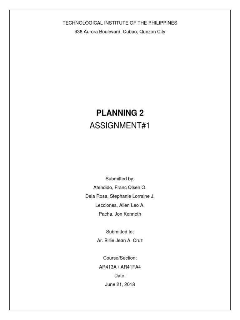 Planning 2 Outline | PDF | Architectural Styles | Style