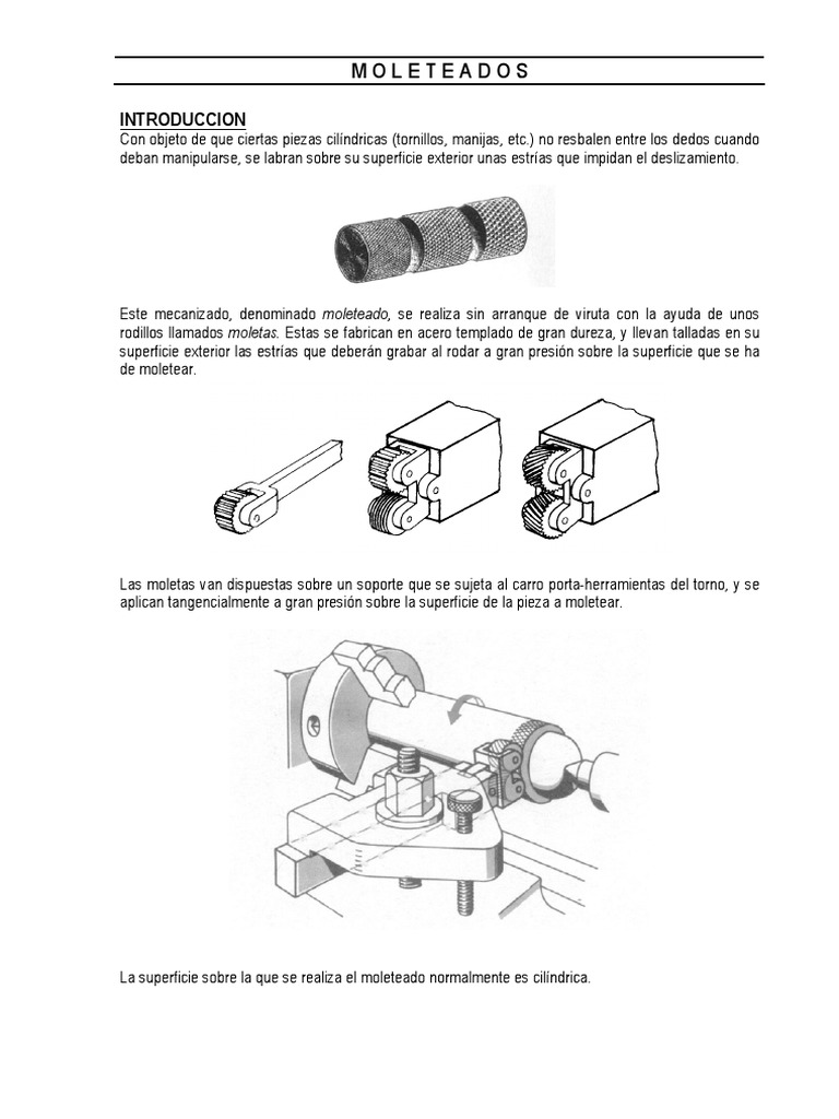 Moleteado Tipos | PDF