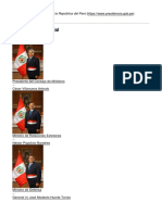 Presidencia de La Republica Del Peru