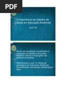 [CEDERJ] Trabalho de Campo - Educação Ambiental