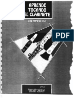 PETER WASTALL Aprende Tocando Clarinete PDF