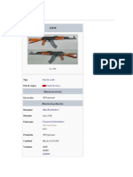 Fusil de Asalto: 1959-Presente