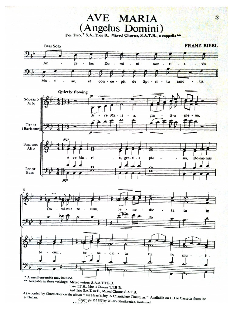 Biebl Ave Maria scribd