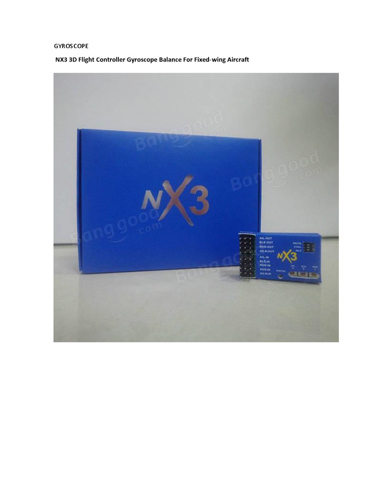 Gyroscope PDF Gyroscope Aircraft