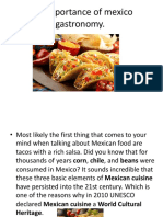 The Importance of Mexico in Gastronomy