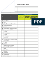 FORM Remuneration Detail