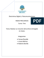 RESUMEN Sistemas de Comunicaciones Electrónicas